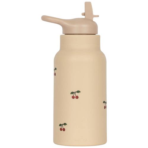 Konges Sløjd Vandflaske Med Kirsebærprint Lyserød One Size      unisex