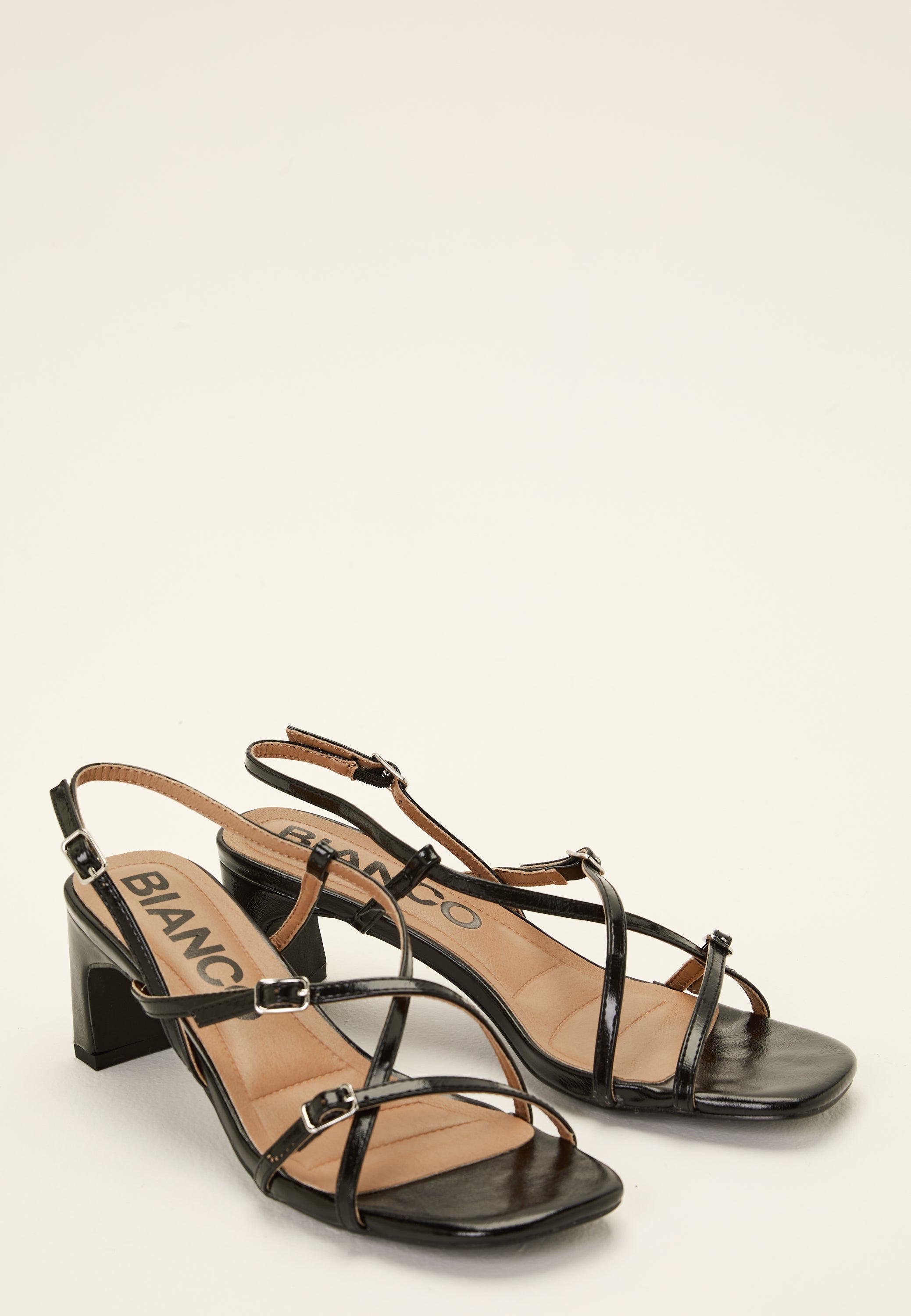 Bianco Biadina Strappy Sandal Faux Leather