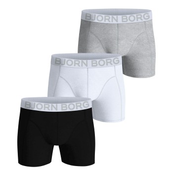 Björn Borg 3P Organic Cotton stretch Boxer Flerfarvet XX-Large Herre