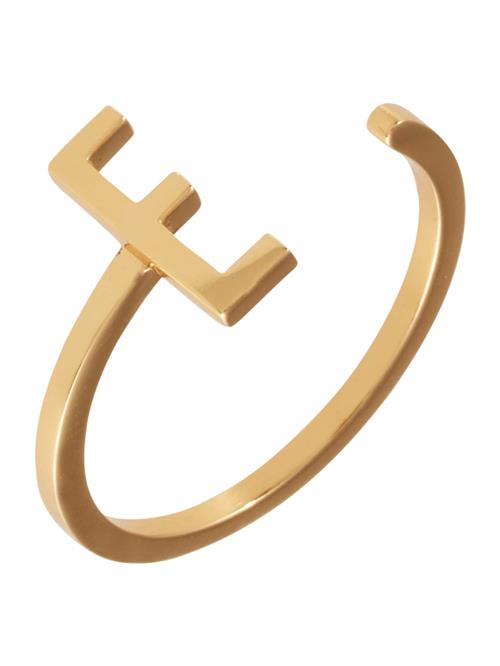 Design Letters Ring  guld