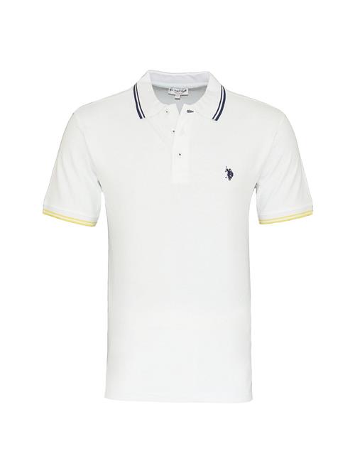 U.S. POLO ASSN. Bluser & t-shirts 'Barney'  gul / sort / hvid