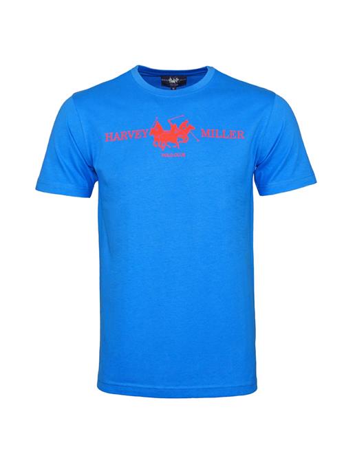 HARVEY MILLER Bluser & t-shirts 'Basic'  blå / rød