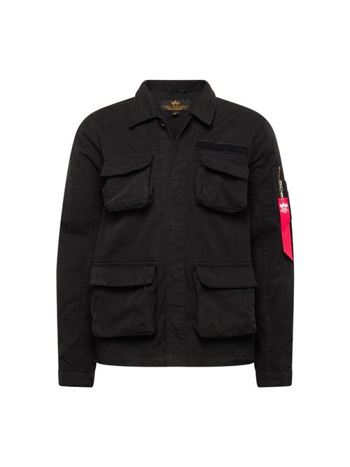 ALPHA INDUSTRIES Overgangsjakke  rød / sort / hvid