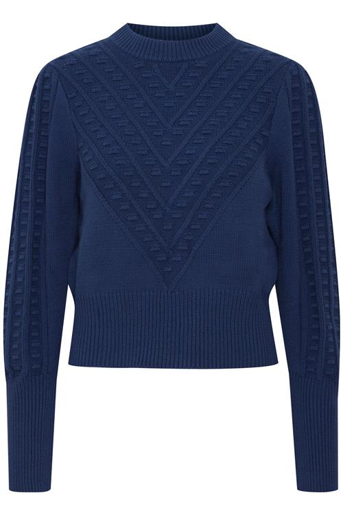PULZ Jeans Pullover  navy