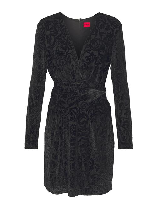 HUGO Coctailkjole 'Kimbali'  antracit / sort