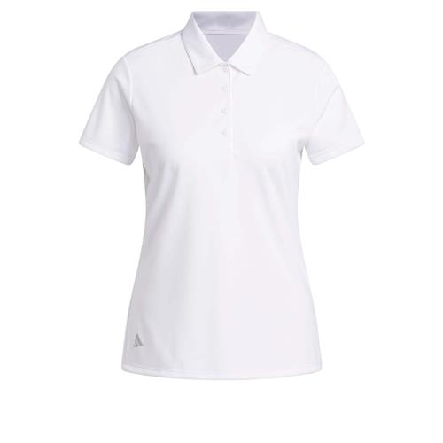 ADIDAS GOLF Funktionsbluse 'Women's Solid Performance Short Sleeve Polo'  hvid