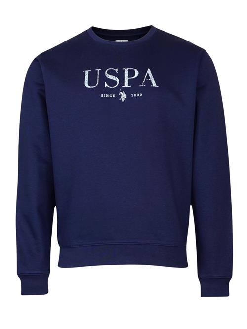 U.S. POLO ASSN. Sweatshirt  mørkeblå / hvid