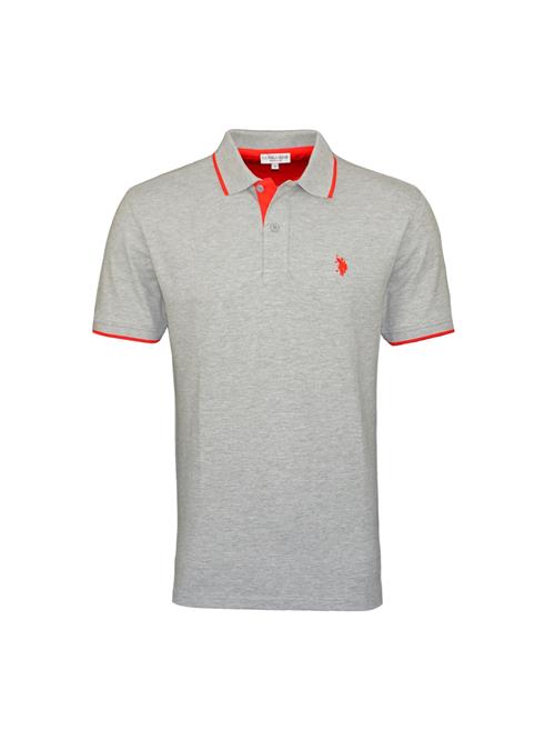 U.S. POLO ASSN. Bluser & t-shirts  grå-meleret / rød