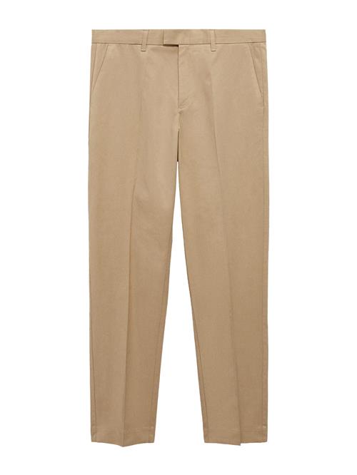 MANGO MAN Bukser med fals 'NICCO'  beige