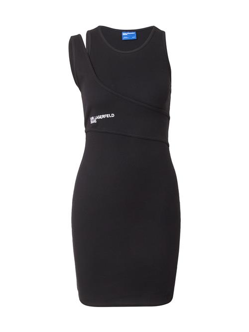 KARL LAGERFELD JEANS Kjole  sort / hvid