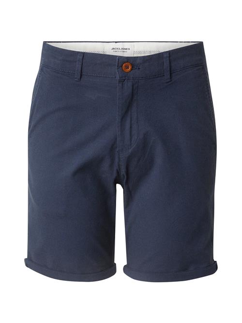 JACK & JONES Lærredsbukser 'JPSTMARCO ERIK'  navy