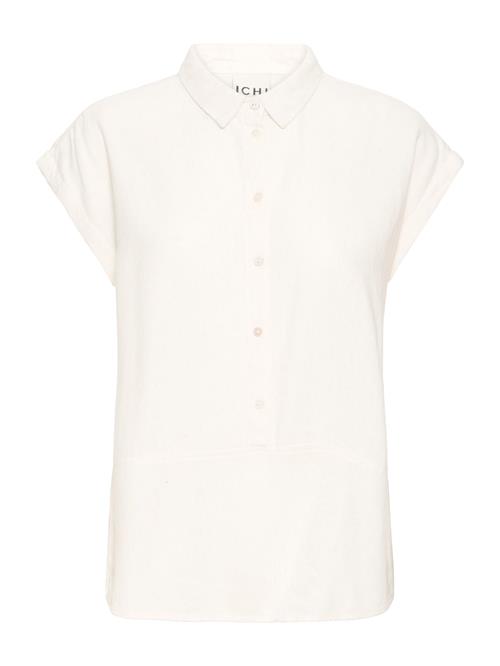 ICHI Bluse 'IHLinno'  hvid