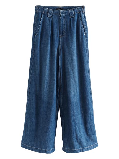 Next Jeans med lægfolder  mørkeblå