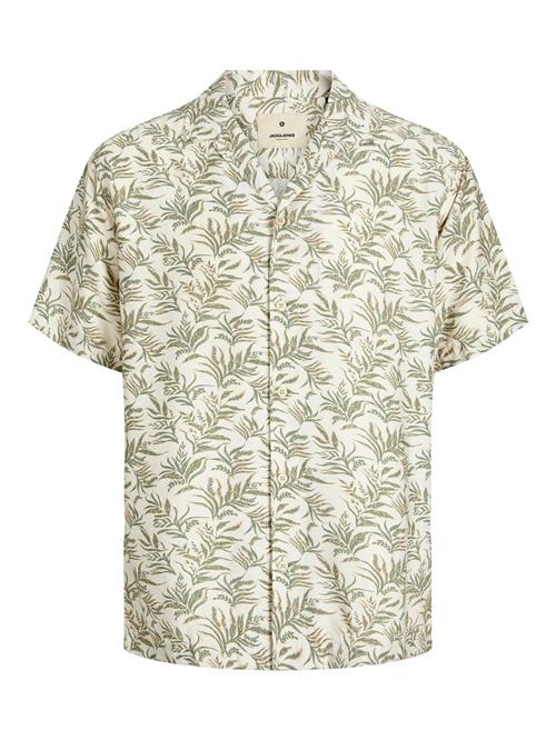JACK & JONES Skjorte 'JPRBLulincoln'  khaki / lysegrøn