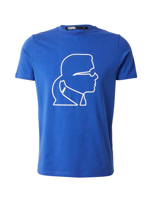 Karl Lagerfeld Bluser & t-shirts  royalblå / hvid
