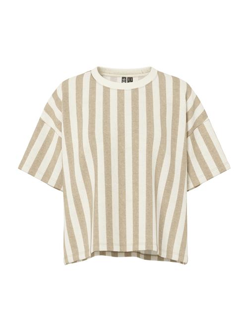 PIECES Sweatshirt 'PCChilli'  lysebrun / offwhite