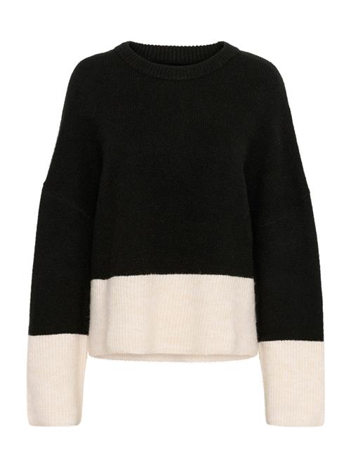 CULTURE Pullover  beige / sort