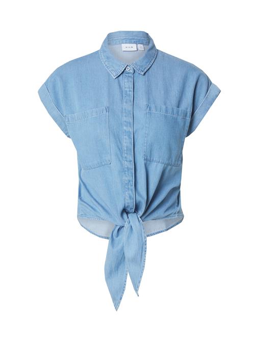 VILA Bluse 'VINea'  blue denim