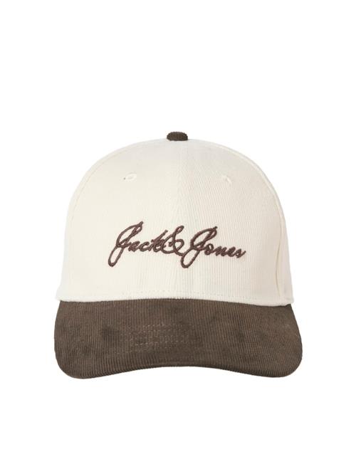 JACK & JONES Hætte  choko / uldhvid
