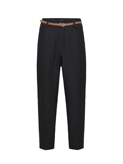 Antioch Bukser med lægfolder  sort