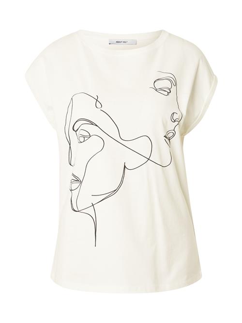 ABOUT YOU Shirts 'Dena'  sort / hvid