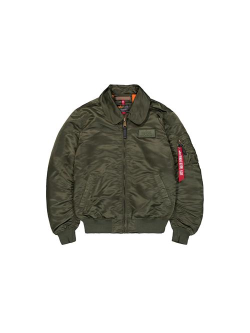 ALPHA INDUSTRIES Overgangsjakke 'Flying Tigers'  oliven / orange