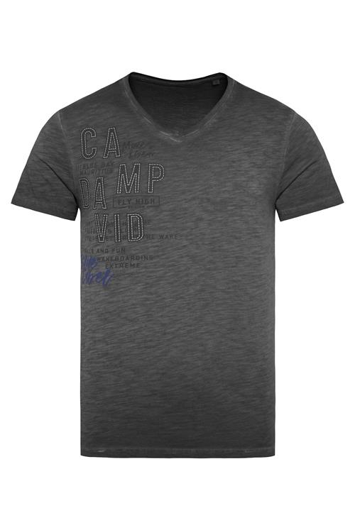 CAMP DAVID Bluser & t-shirts  blå / sort-meleret / hvid