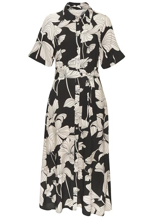 VIVANCE Blusekjole  beige / sort