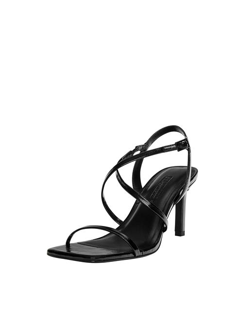 Pull&Bear Sandaler med rem  sort