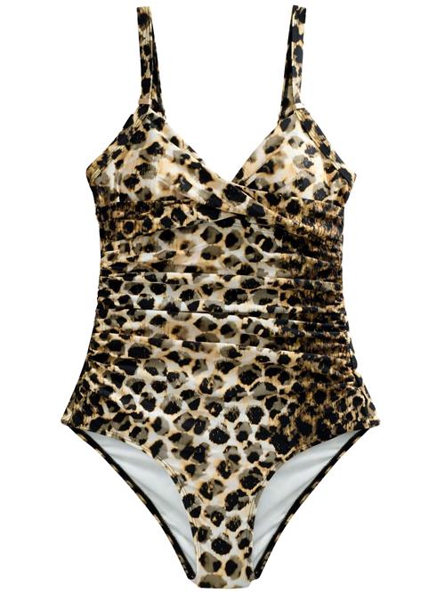 Se Next Badedragt  beige / taupe / sort hos About You