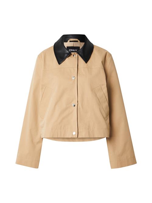 ONLY Overgangsjakke 'ONLRILEY'  mørkebeige / sort