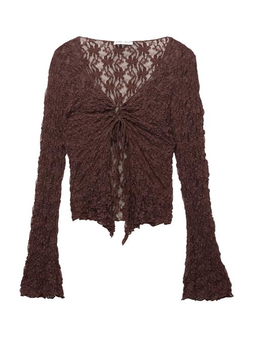 Pull&Bear Bluse  mørkebrun