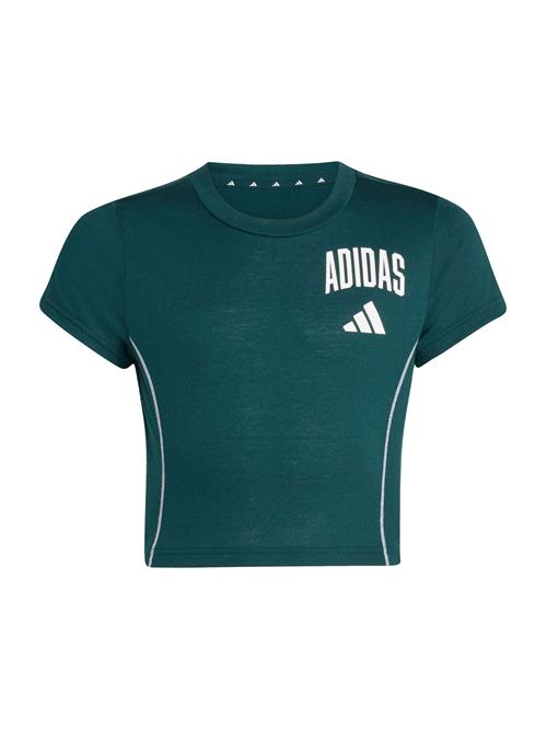 ADIDAS SPORTSWEAR Funktionsskjorte  smaragd / hvid