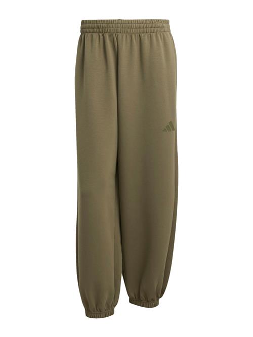 ADIDAS SPORTSWEAR Sportsbukser 'Soft Luxe'  khaki / oliven