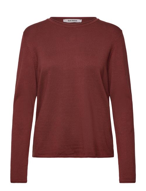 Soft Rebels | Srmarla O-Neck Roll Egde Knit | L