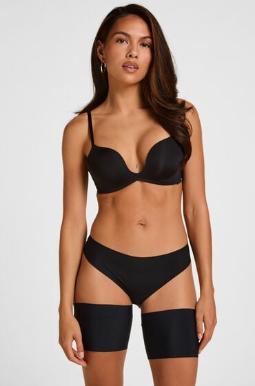 Hunkemöller Anti-Chafing Mikrobånd Sort