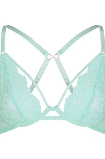 Hunkemöller Ikke-formstøbt bøjle-bh Cinnamon Grøn