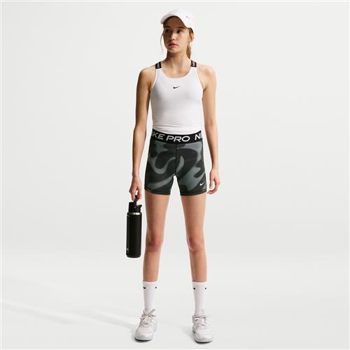 Nike Pro Dri-FIT-shorts 8 cm til større børn (piger) - sort