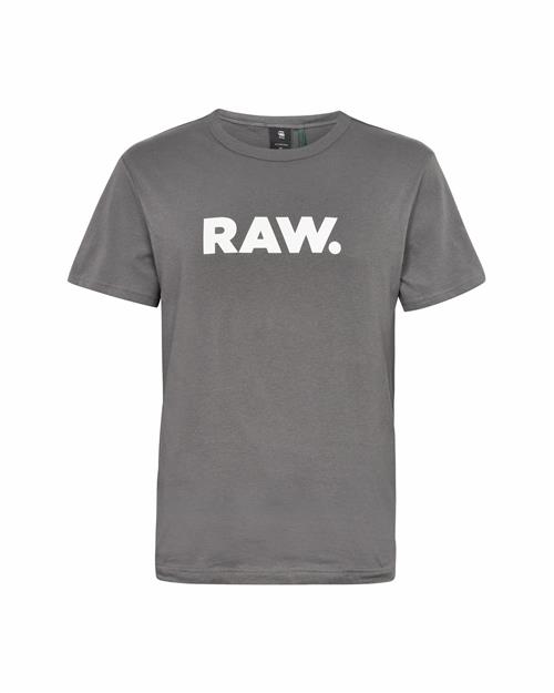 Se G-STAR Bluser & t-shirts 'Holorn'  mørkegrå / hvid hos About You