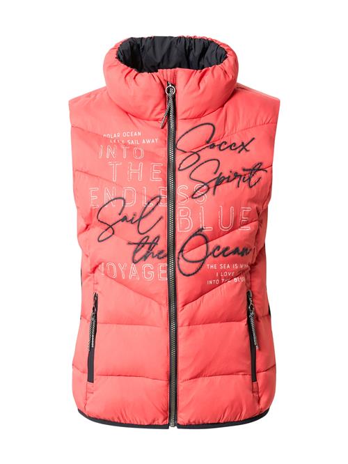 Soccx Vest  melon / sort / hvid