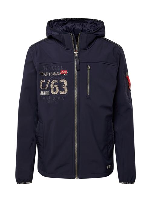 CAMP DAVID Overgangsjakke  marin / blodrød / hvid