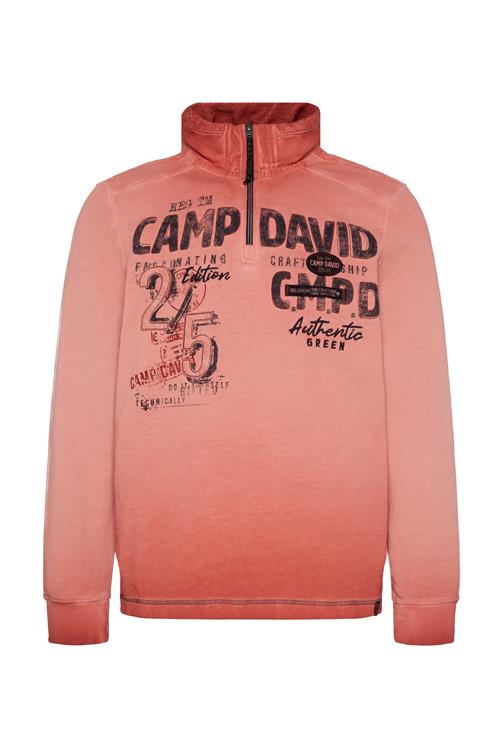 CAMP DAVID Sweatshirt 'The Craftsmen'  rød / sort