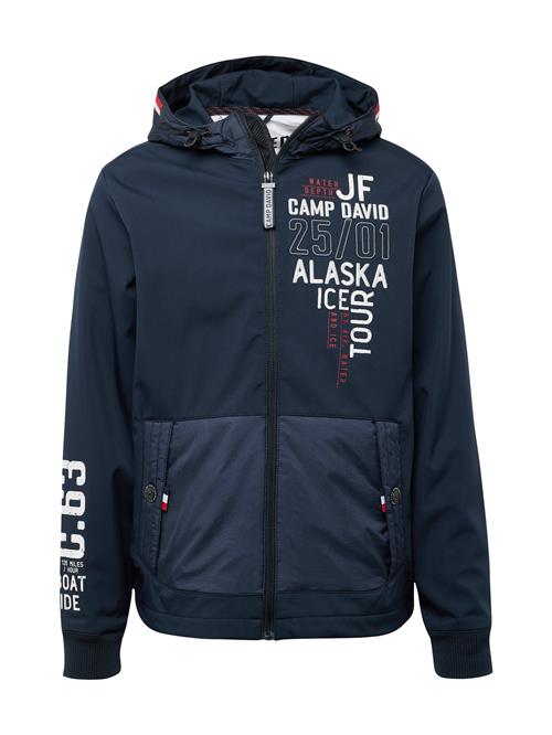 CAMP DAVID Overgangsjakke 'Alaska Ice Tour'  navy / rød / hvid