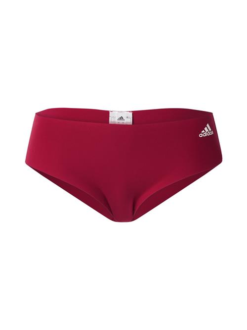 ADIDAS SPORTSWEAR Sportsunderbukser 'SCOOP'  bordeaux / hvid