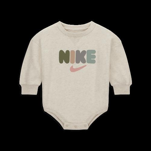 Nike Primary Play Crew Romper-buksedragt til babyer - hvid