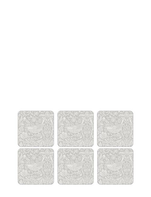 Morris & Co | Coasters Pure Strawberry Thief 6-P | ONE SIZE