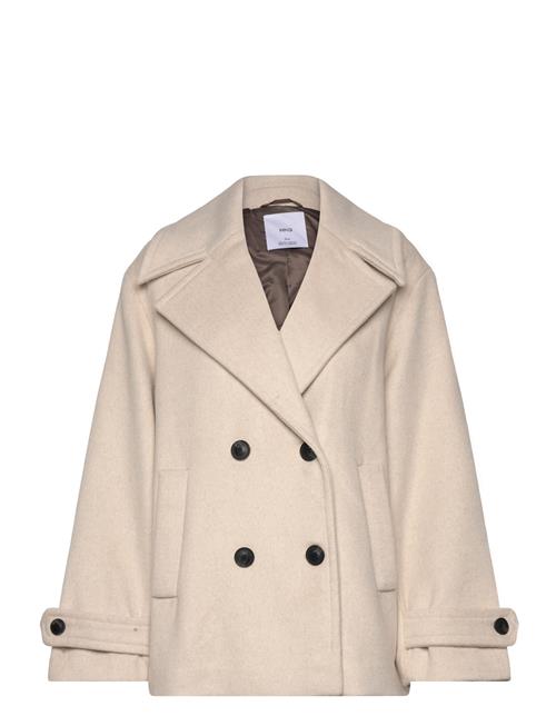 Mango | Wool Double-Breasted Coat With Buttons | XL