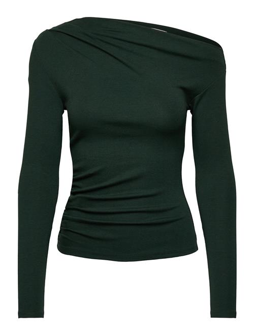 Mango | Long-Sleeved T-Shirt With Asymmetrical Neckline | M
