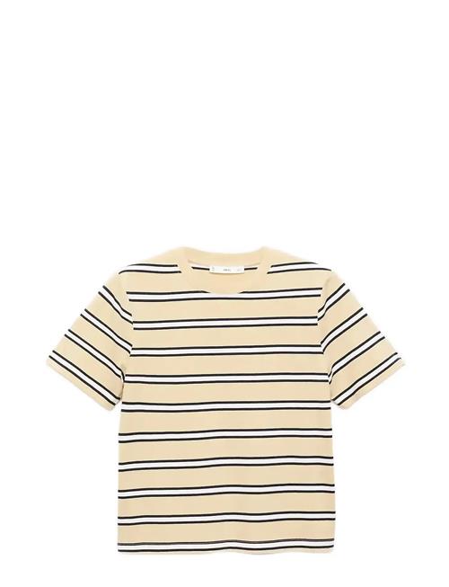 Mango | Striped Cotton T-Shirt | M