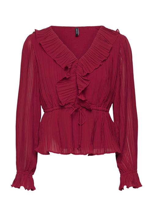Vero Moda | Vmdora L/S Frill Pleat Top Wvn Exp | S